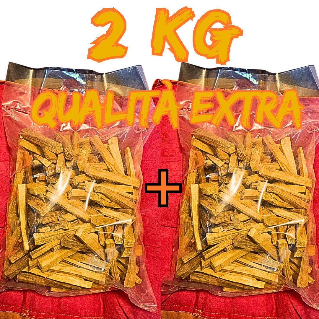 Palo Santo Naturale Qualità Extra- Legno Sacro con Profumo Unico e Essenza Calmante per Purificazione Energetica e Aromaterapia