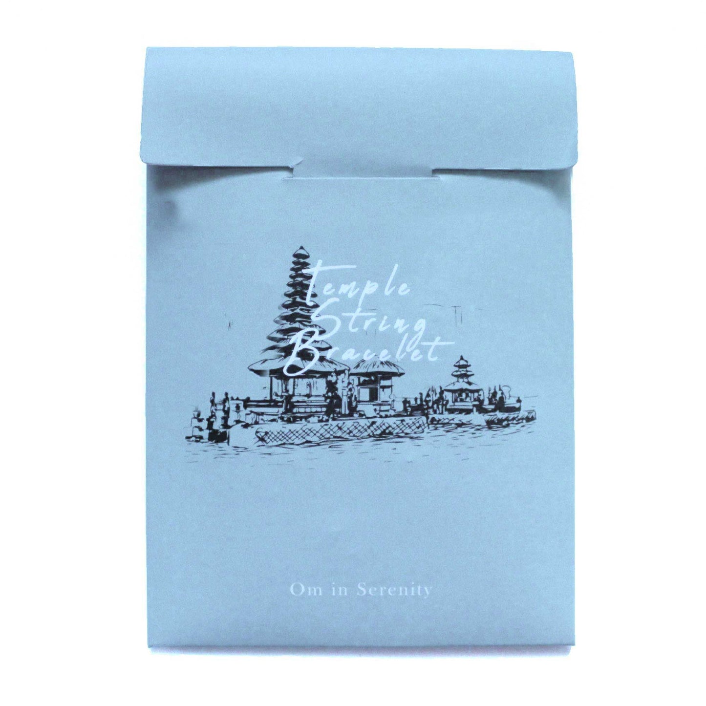 Braccialetto Temple String "Om in Serenity" – Il Suono del Presente, la Pace Interiore