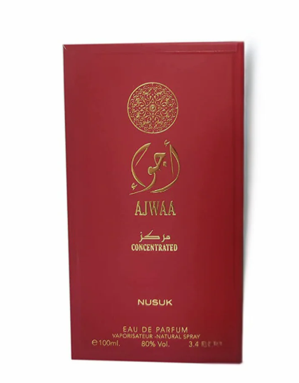 Profumo Arabo Nusuk al Fakhar Ajwaa oud rosso Eau de Parfum Donna 100 ml