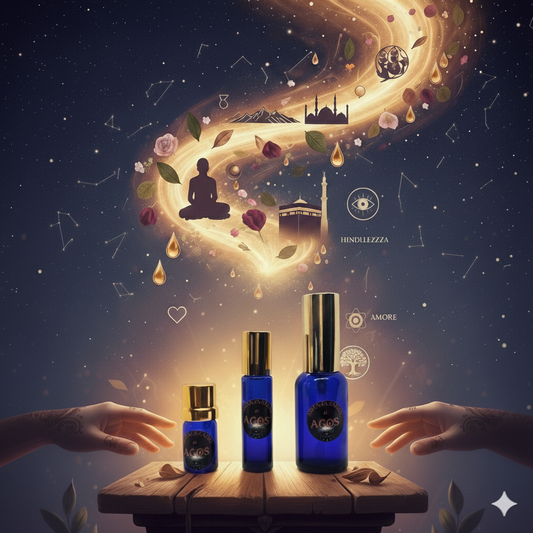 Olio Profumato Mistico "Essenza Sacra di Agos": Il Tuo Passaporto Olfattivo per l'Equilibrio Interiore