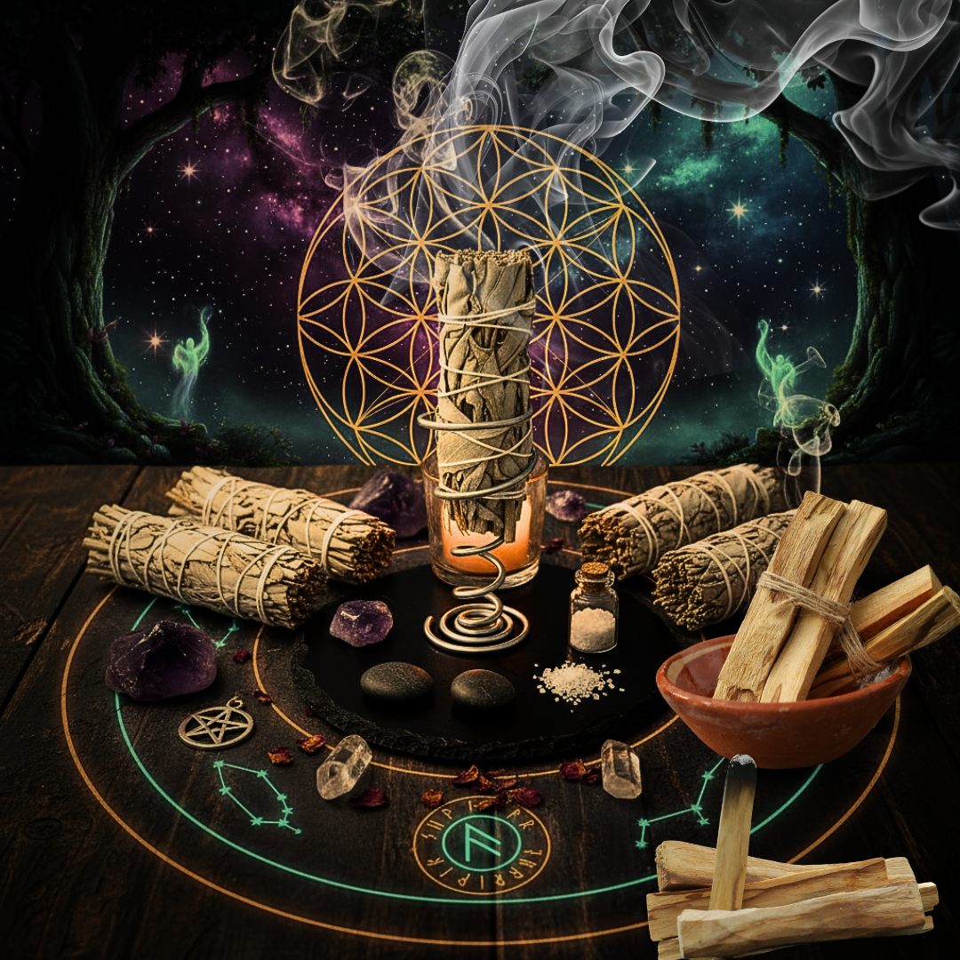 SMUDGE - PALO SANTO - SALVIA BIANCA