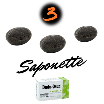 Dudu Osun - Sapone Nero 150g Naturale Esfoliante Idratante Antiossidante per Pelle Fresca e Sana con Olio d'Olive Nere.