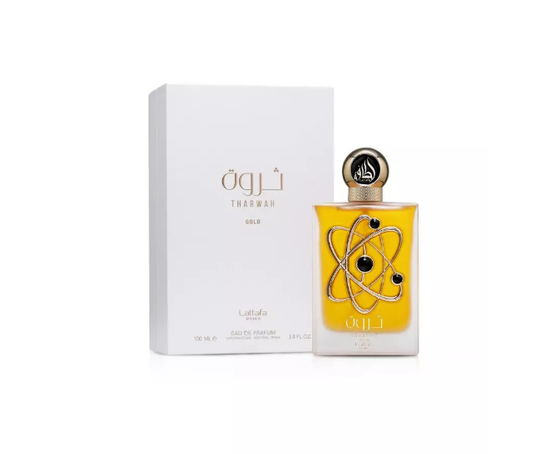 Profumo Arabo LATTAFA PRIDE THARWAH GOLD Eau De Parfum (100ml) - Fragranza da Donna