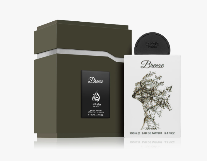 Profumo Arabo LATTAFA BREEZE Eau De Parfum 100ml - Freschezza Pura e Serenità Muschiata (Unisex)