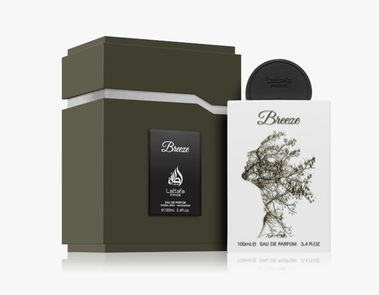 Profumo Arabo LATTAFA BREEZE Eau De Parfum 100ml - Freschezza Pura e Serenità Muschiata (Unisex)