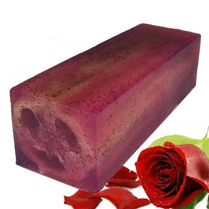 Fetta di Sapone Esfoliante con Luffa "Rough & Ready Rose" | 115g