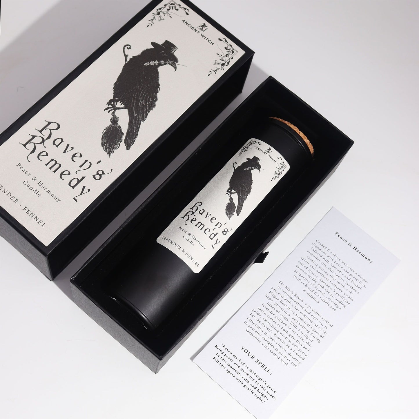 Candele purificatrici delle antiche streghe - Rimedio dei corvi - Pace e armonia