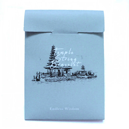 Braccialetto Temple String "Saggezza Infinita" – Nodo Infinito per Conoscenza e Intuizione