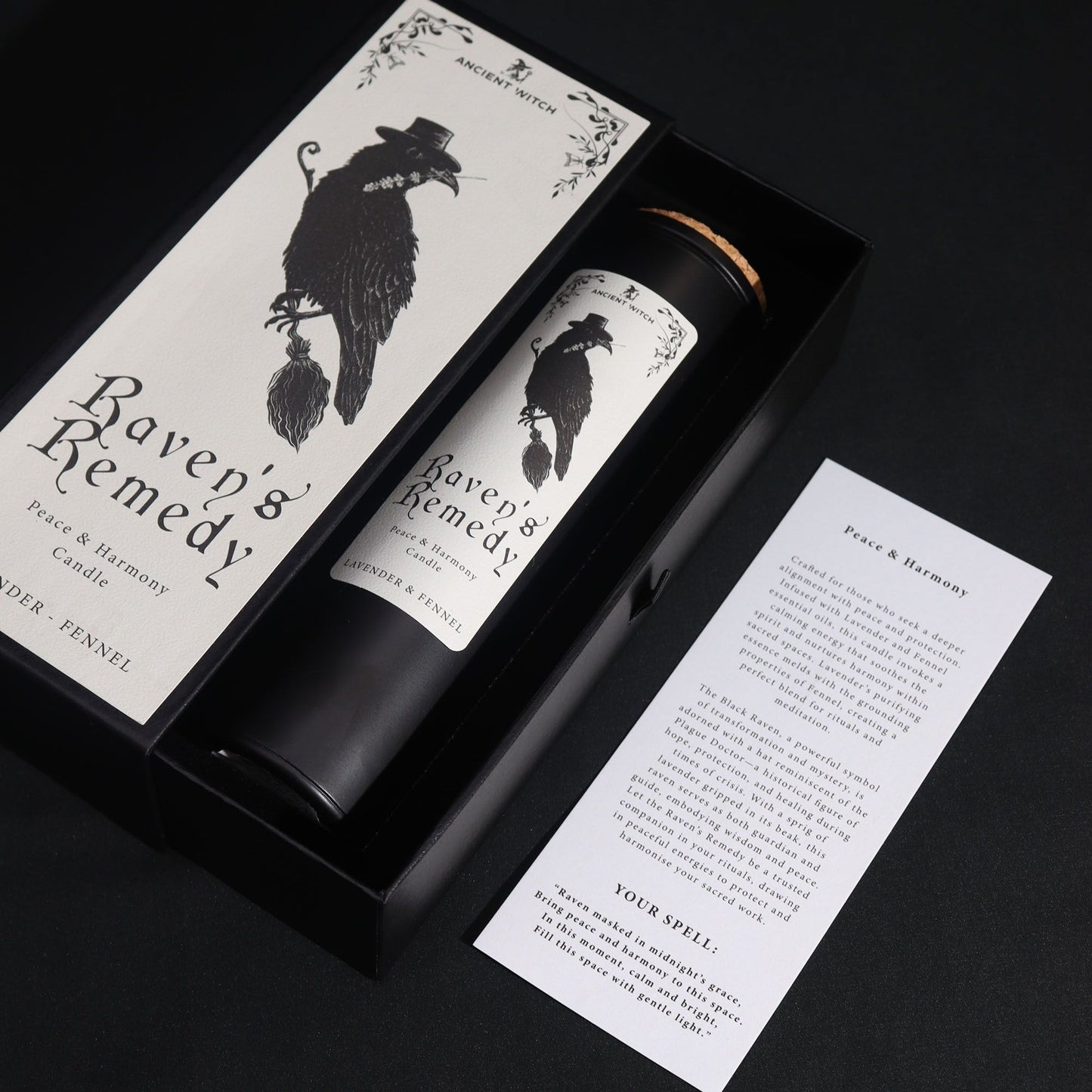 Candele purificatrici delle antiche streghe - Rimedio dei corvi - Pace e armonia