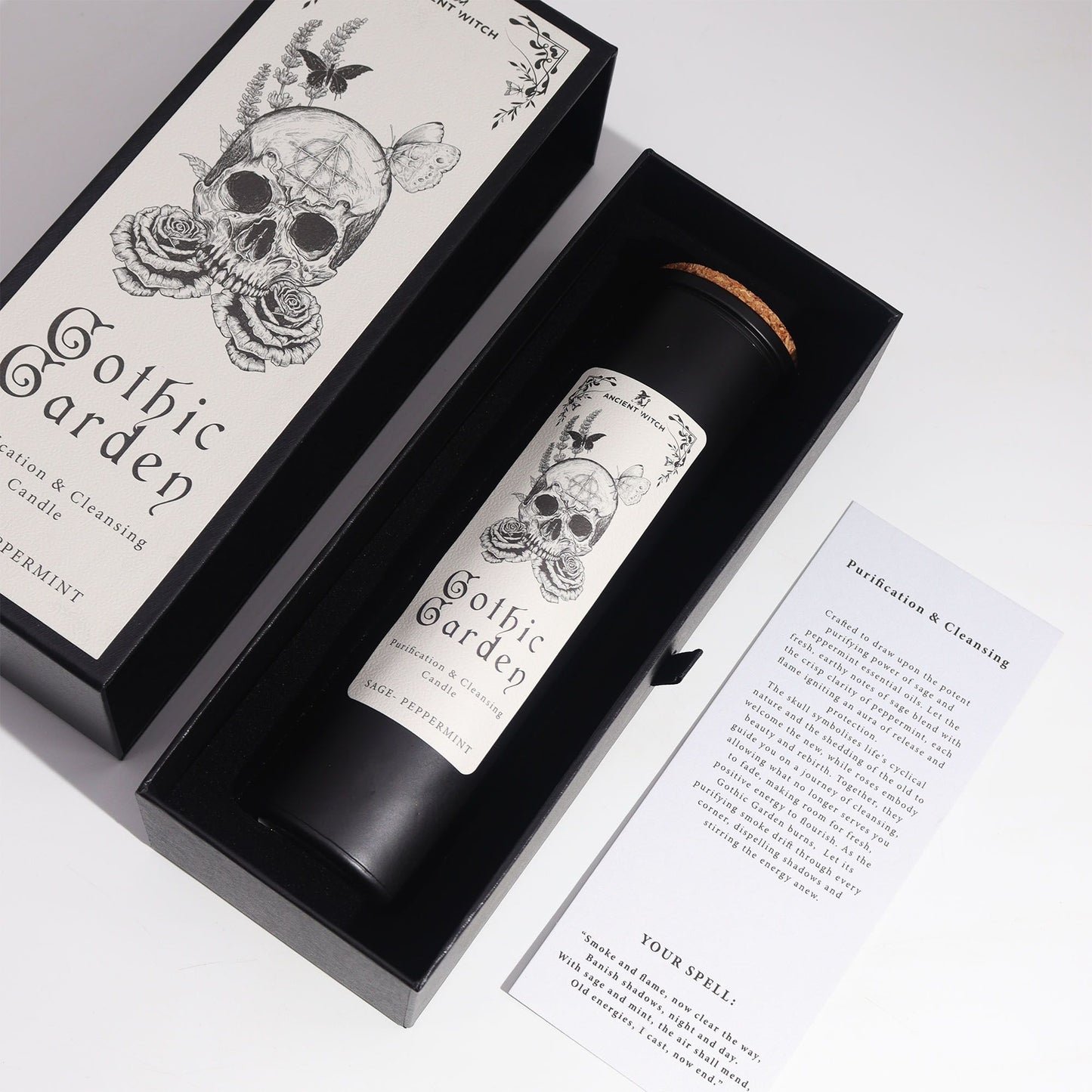 Candele di purificazione delle streghe antiche - Giardino gotico - Purificazione