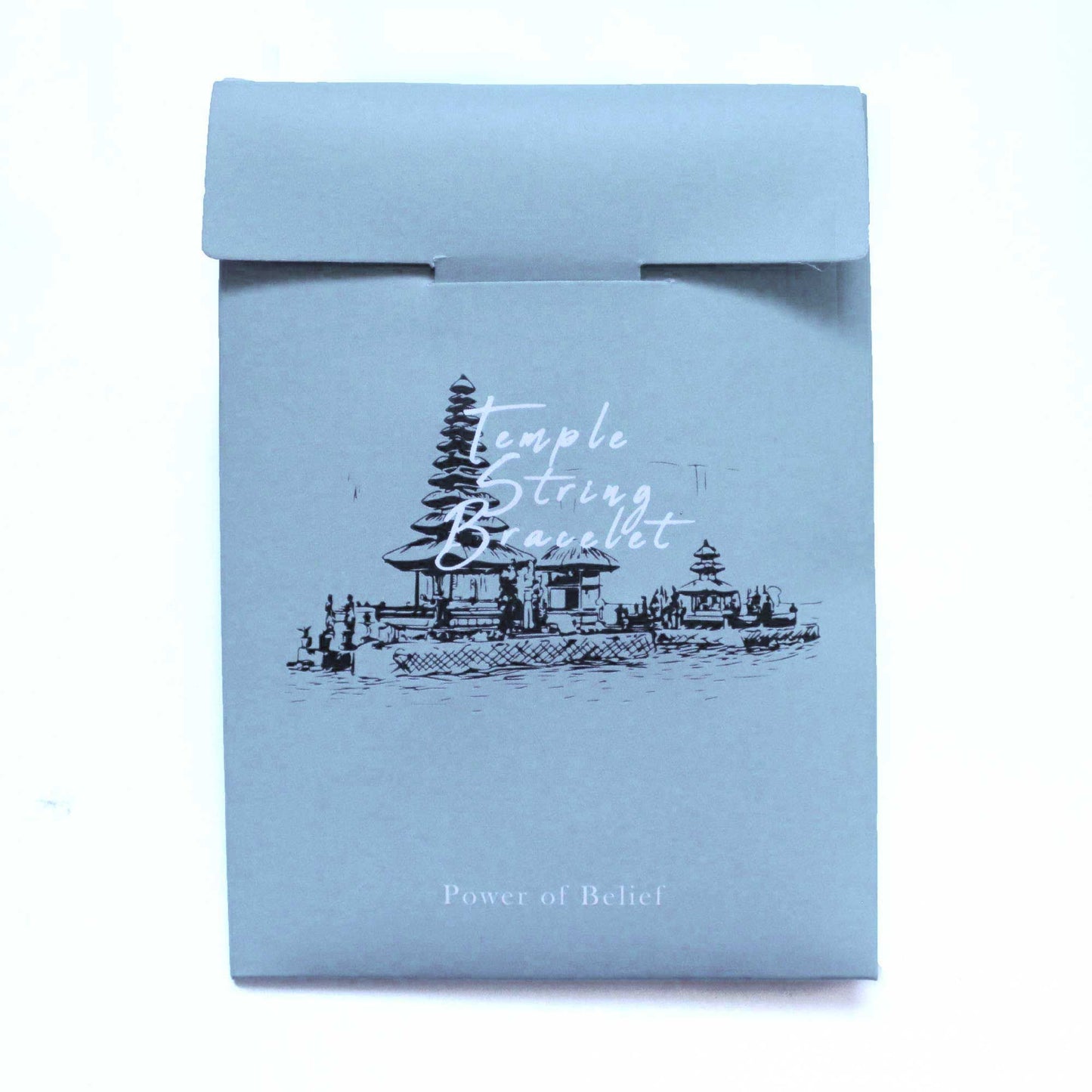 Braccialetto Temple String "Il Potere della Fede" – Nodo Infinito per Credenza e Resilienza