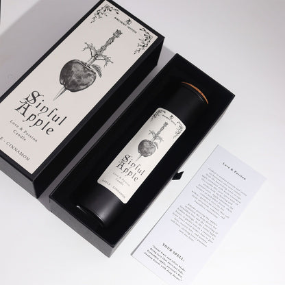 Candele di purificazione delle streghe antiche - Mela peccaminosa - Amore