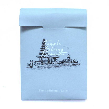 Braccialetto Temple String "Amore Incondizionato" – Nodo Infinito per Compassione e Connessione