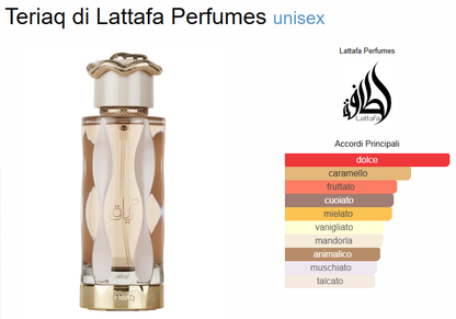 Profumo Arabo Lattafa Teriaq Eau de Parfum unisex – Unisex (100ml)