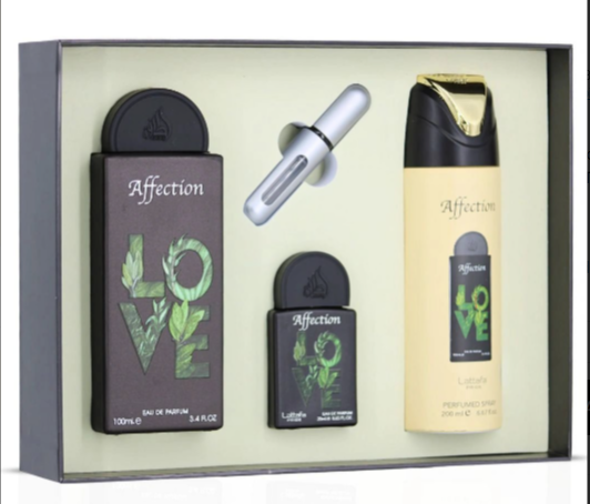 Profumo Arabo Lattafa Pride Affection - Cofanetto Regalo 3 Pezzi (EDP 100ml + 20ml + Deodorante)