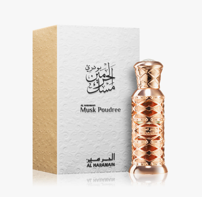 Profumo Arabo Al Haramain Musk Poudree olio profumato Unisex 12 ml