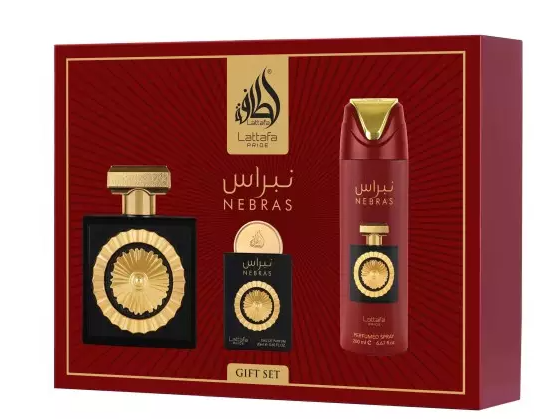 Profumo Arabo Lattafa Pride Nebras Gift Set  confezione regalo unisex