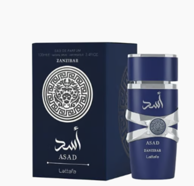 Profumo Arabo Lattafa Asad Zanzibar 100 ml Eau De Parfum Uomo