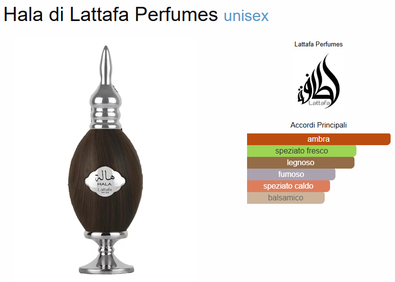 Profumo Arabo Lattafa Pride Hala Eau de Parfum per Uomo 100 ml