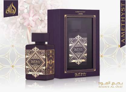 Profumo Arabo Lattafa Badee Al Oud Amethyst Eau de Parfum Unisex 100 ml
