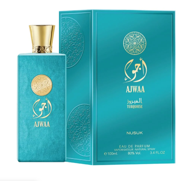 Profumo Arabo Nusuk Ajwaa Turquoise 100 ml Unisex