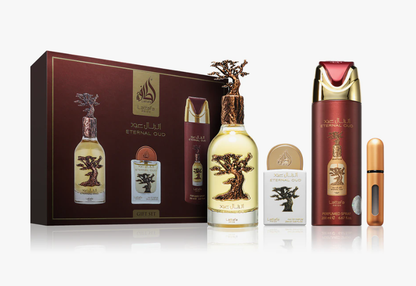 Profumo Arabo Lattafa Pride Eternal Oud - Cofanetto Regalo 3 Pezzi (EDP 100ml + 20ml + Deodorante)
